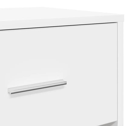 Bedside Cabinets 2 pcs with Drawer White 40x34x50 cm