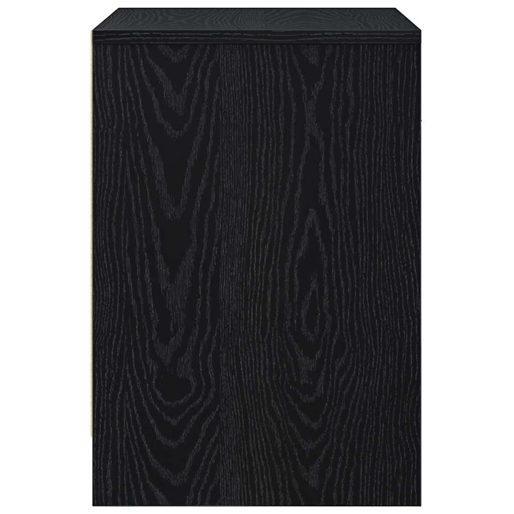 Bedside Cabinets 2 pcs with Drawer Black 40x34x50 cm