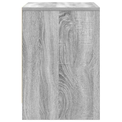 Bedside Cabinet with Drawer Grey Sonoma 40x34x50 cm
