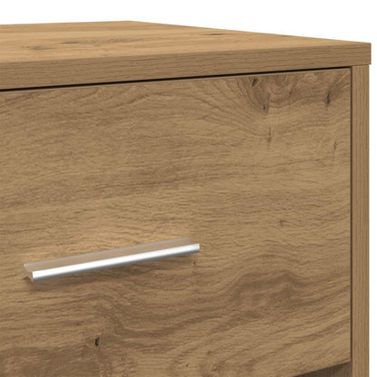 Bedside Cabinets 2 pcs with Drawer Artisan Oak 40x34x50 cm