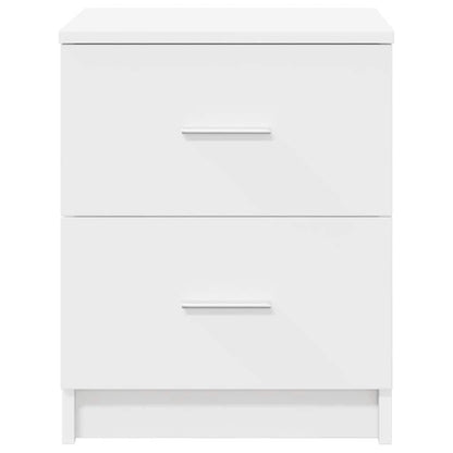 Bedside Cabinets 2 pcs with 2 Drawers White 40x36x50 cm