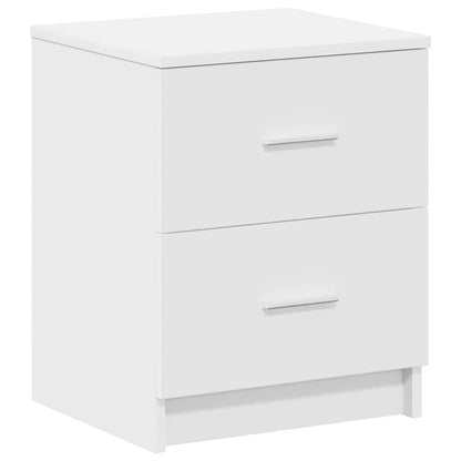 Bedside Cabinets 2 pcs with 2 Drawers White 40x36x50 cm