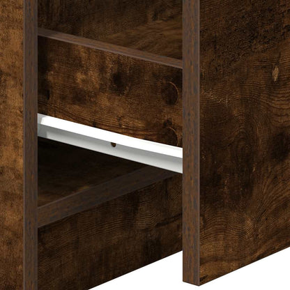 Bedside Cabinets 2 pcs with 2 Drawers Smoked Oak 40x36x50 cm