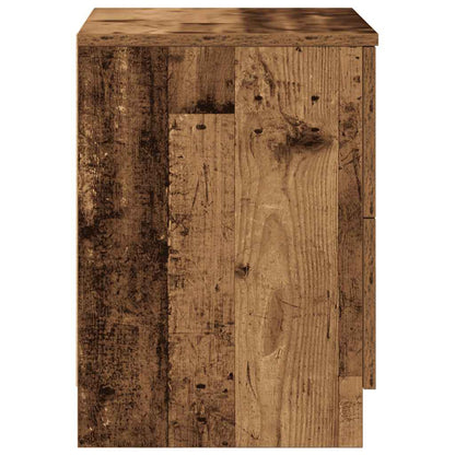 Bedside Cabinets 2 pcs with 2 Drawers Old Wood 40x36x50 cm