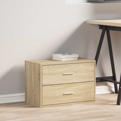 Cabinet with 2 Drawers Sonoma Oak 60x31x40 cm Engineered Wood