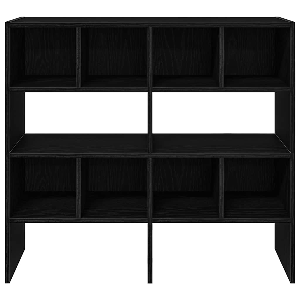 Shoe Racks 2 pcs Stackable Black Oak 89.5x30x40 cm