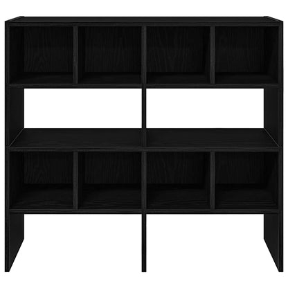 Shoe Racks 2 pcs Stackable Black Oak 89.5x30x40 cm