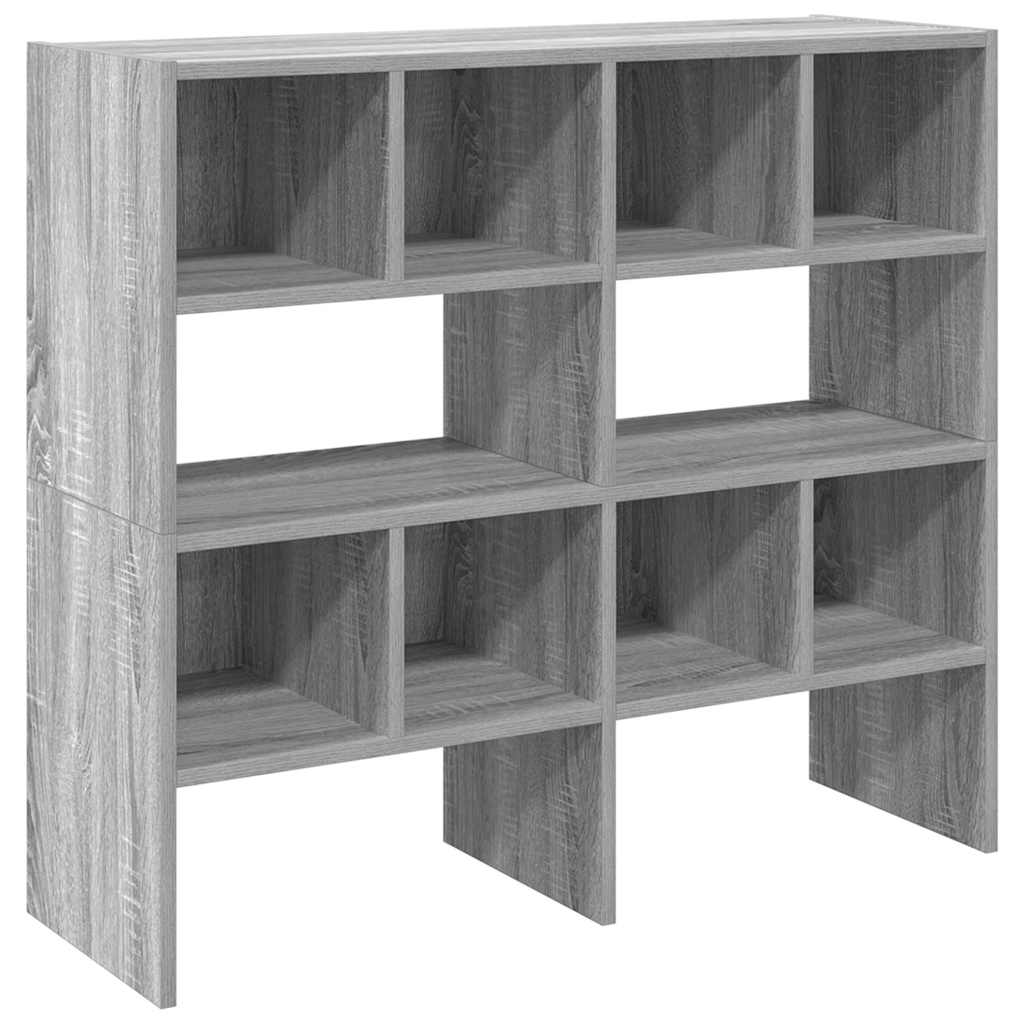 Shoe Racks 2 pcs Stackable Grey Sonoma 89.5x30x40 cm