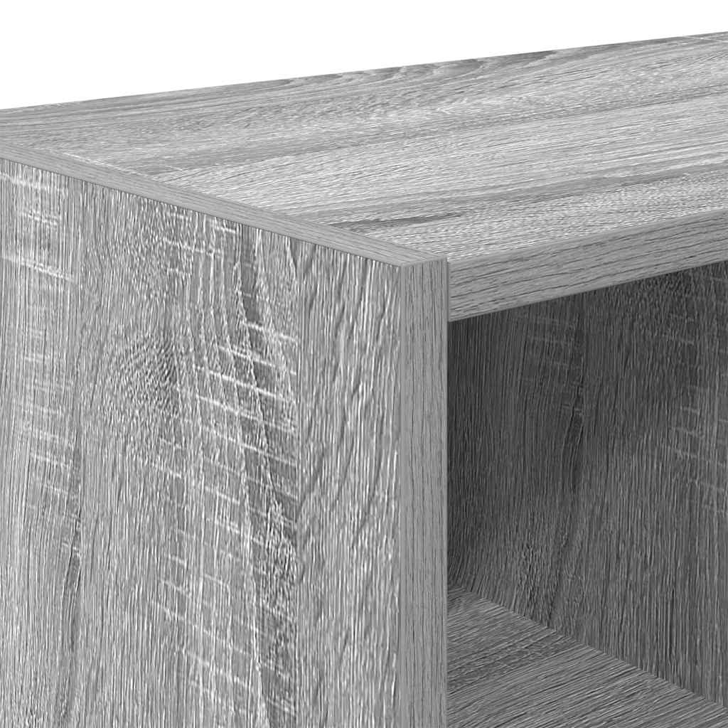 Shoe Racks 2 pcs Stackable Grey Sonoma 89.5x30x40 cm