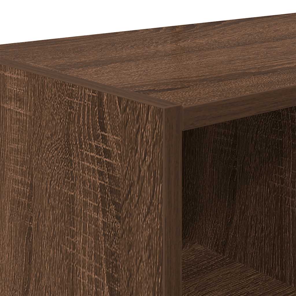 Shoe Racks 2 pcs Stackable Brown Oak 89.5x30x40 cm