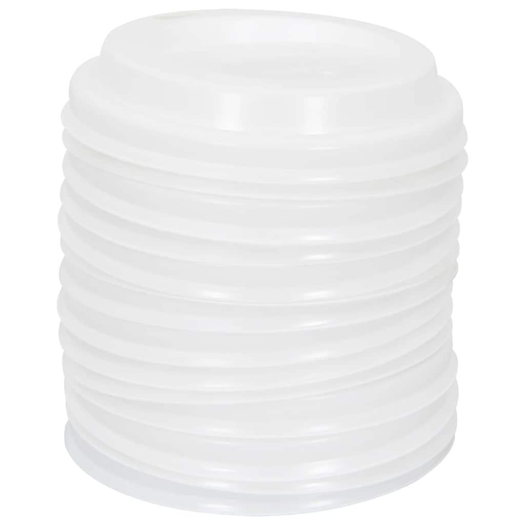 Paper Coffee Cup Lids Ø60 mm 4oz 1000 pcs White Plastic