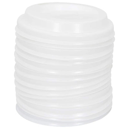 Paper Coffee Cup Lids Ø60 mm 4oz 1000 pcs White Plastic
