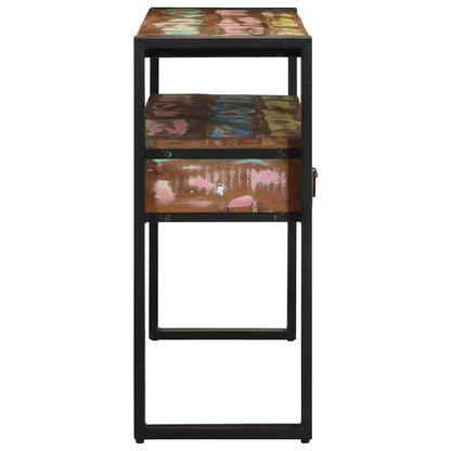 Console Table Multicolour 120 x 33 x 75 cm Solid reclaimed wood