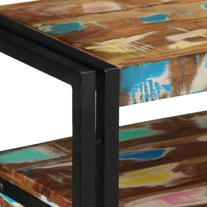 Console Table Multicolour 90 x 33 x 75 cm Solid reclaimed wood