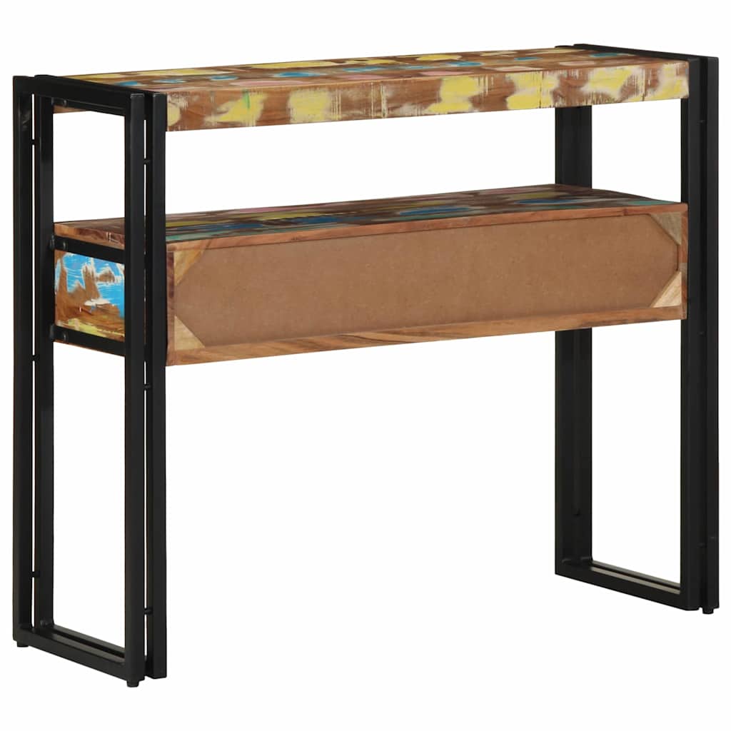 Console Table Multicolour 90 x 33 x 75 cm Solid reclaimed wood