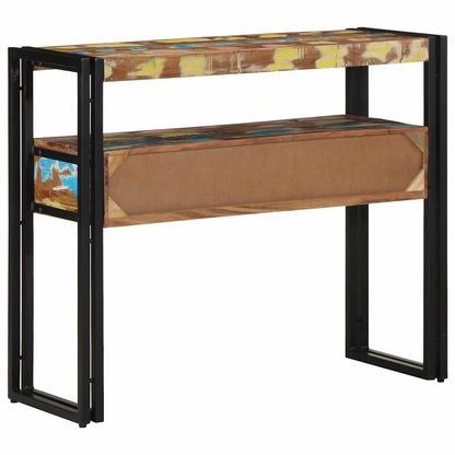 Console Table Multicolour 90 x 33 x 75 cm Solid reclaimed wood