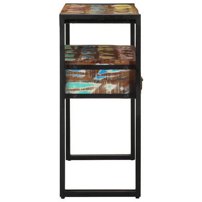 Console Table Multicolour 90 x 33 x 75 cm Solid reclaimed wood