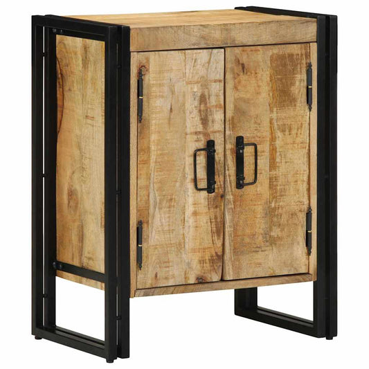 Shoe Cabinet with Shelf Black 30 x 30 x 40 cm Solid Mango wood