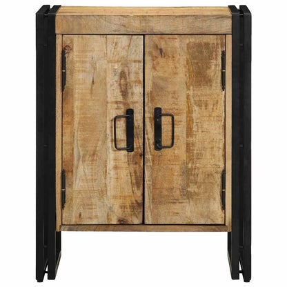 Shoe Cabinet with Shelf Black 30 x 30 x 40 cm Solid Mango wood