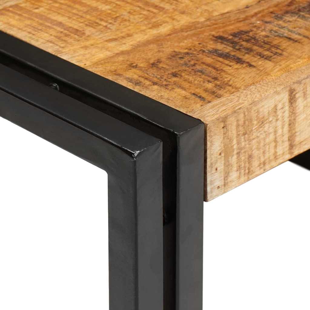 Bathroom Shelf 40 x 50 x 23 cm Solid Mango Wood and Iron