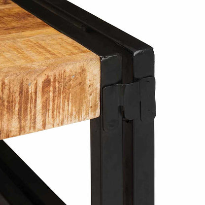 Bathroom Shelf 40 x 50 x 23 cm Solid Mango Wood and Iron