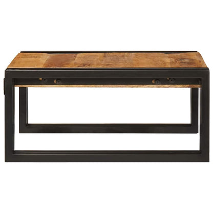 Bathroom Shelf 40 x 50 x 23 cm Solid Mango Wood and Iron