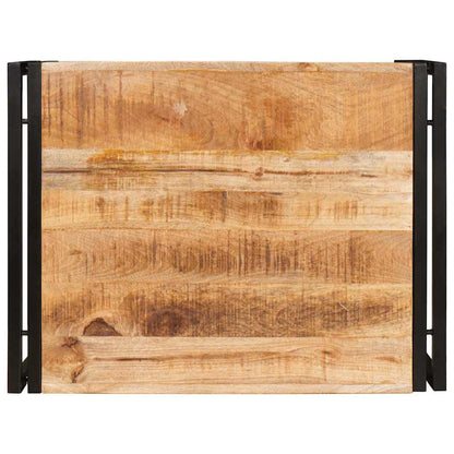 Bathroom Shelf 65 x 50 x 23 cm Solid Mango Wood and Iron