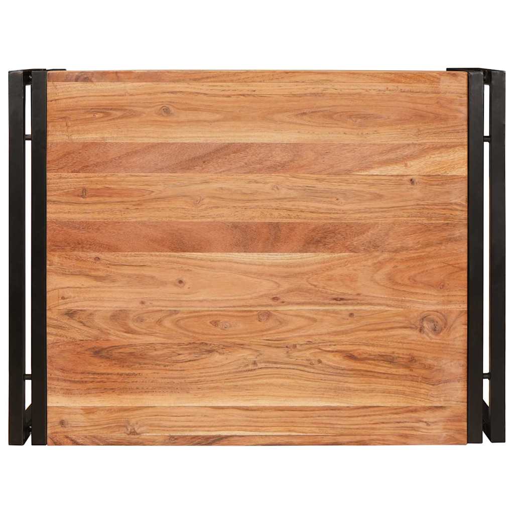 Bathroom Shelf 65 x 50 x 23 cm Solid Mango Wood and Iron