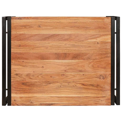 Bathroom Shelf 65 x 50 x 23 cm Solid Mango Wood and Iron