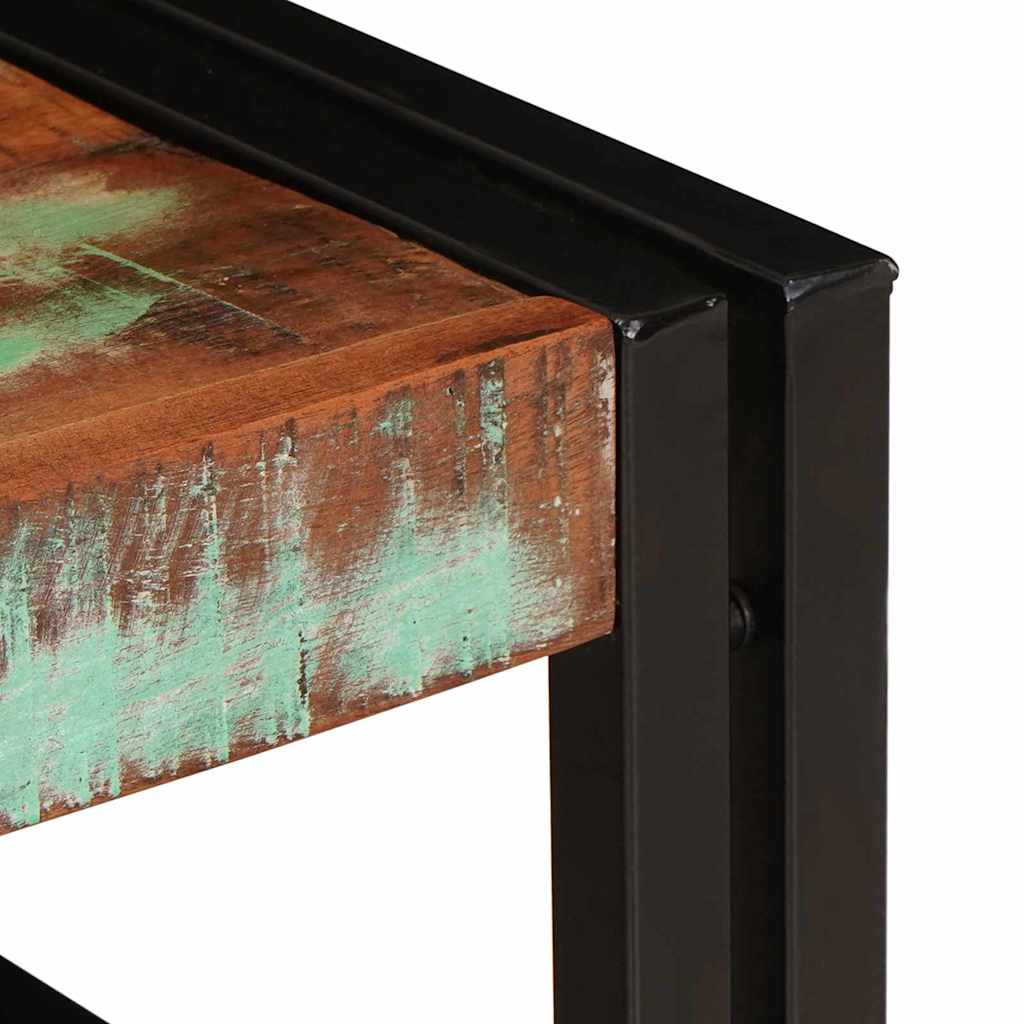 Bathroom Shelf 65 x 50 x 23 cm Solid Mango Wood and Iron