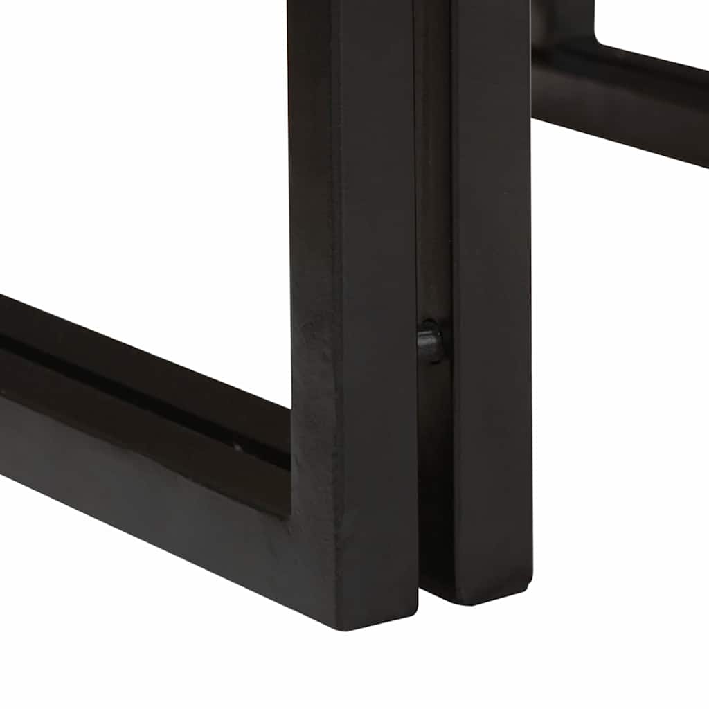 Bathroom Shelf 65 x 50 x 23 cm Solid Mango Wood and Iron