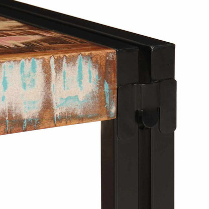 Bathroom Shelf 65 x 50 x 23 cm Solid Mango Wood and Iron