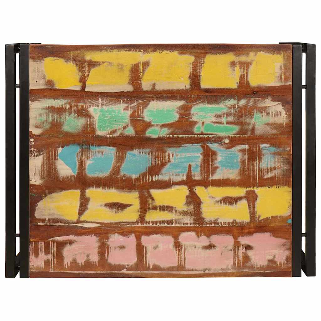 Bathroom Shelf 65 x 50 x 23 cm Solid Mango Wood and Iron