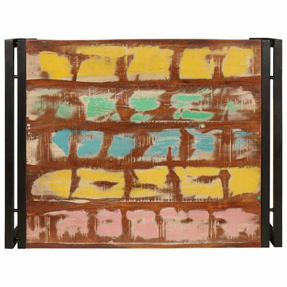 Bathroom Shelf 65 x 50 x 23 cm Solid Mango Wood and Iron