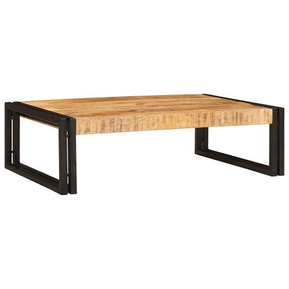 Bathroom Shelf 80 x 50 x 23 cm Solid Mango Wood and Iron