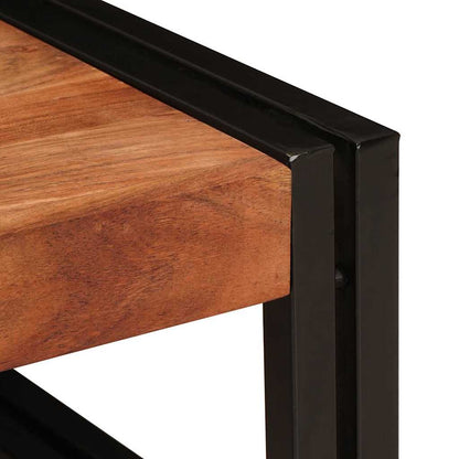 Bathroom Shelf 100 x 50 x 23 cm Solid Mango Wood and Iron