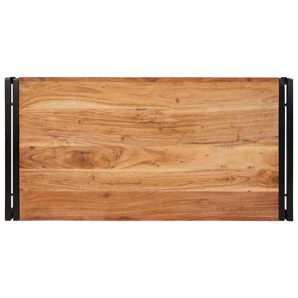 Bathroom Shelf 100 x 50 x 23 cm Solid Mango Wood and Iron