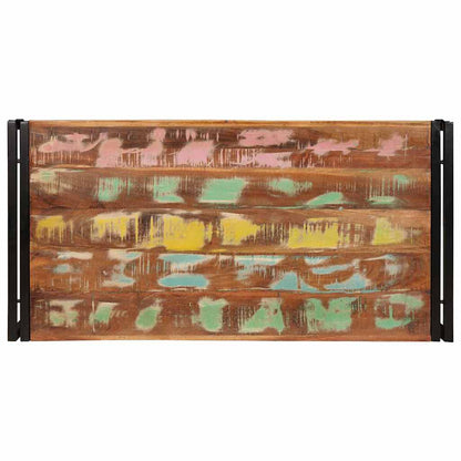 Bathroom Shelf 100 x 50 x 23 cm Solid Mango Wood and Iron