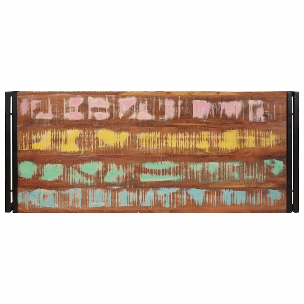 Bathroom Shelf 120 x 50 x 23 cm Solid Mango Wood and Iron