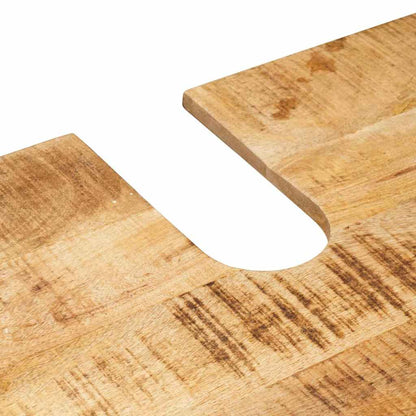 Bathroom Sink Cabinet 71 x 33 x 58 cm Solid Mango wood and Iron