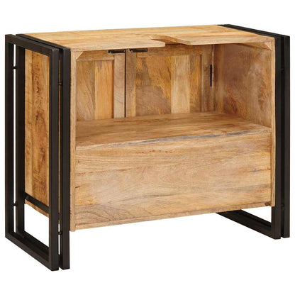 Bathroom Sink Cabinet 71 x 33 x 58 cm Solid Mango wood and Iron
