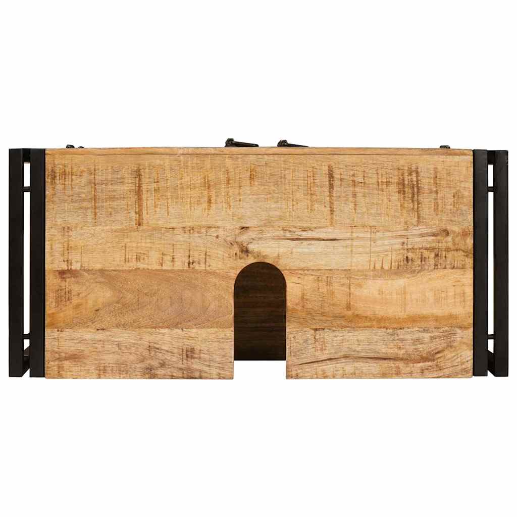 Bathroom Sink Cabinet 71 x 33 x 58 cm Solid Mango wood and Iron