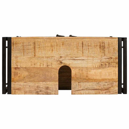 Bathroom Sink Cabinet 71 x 33 x 58 cm Solid Mango wood and Iron