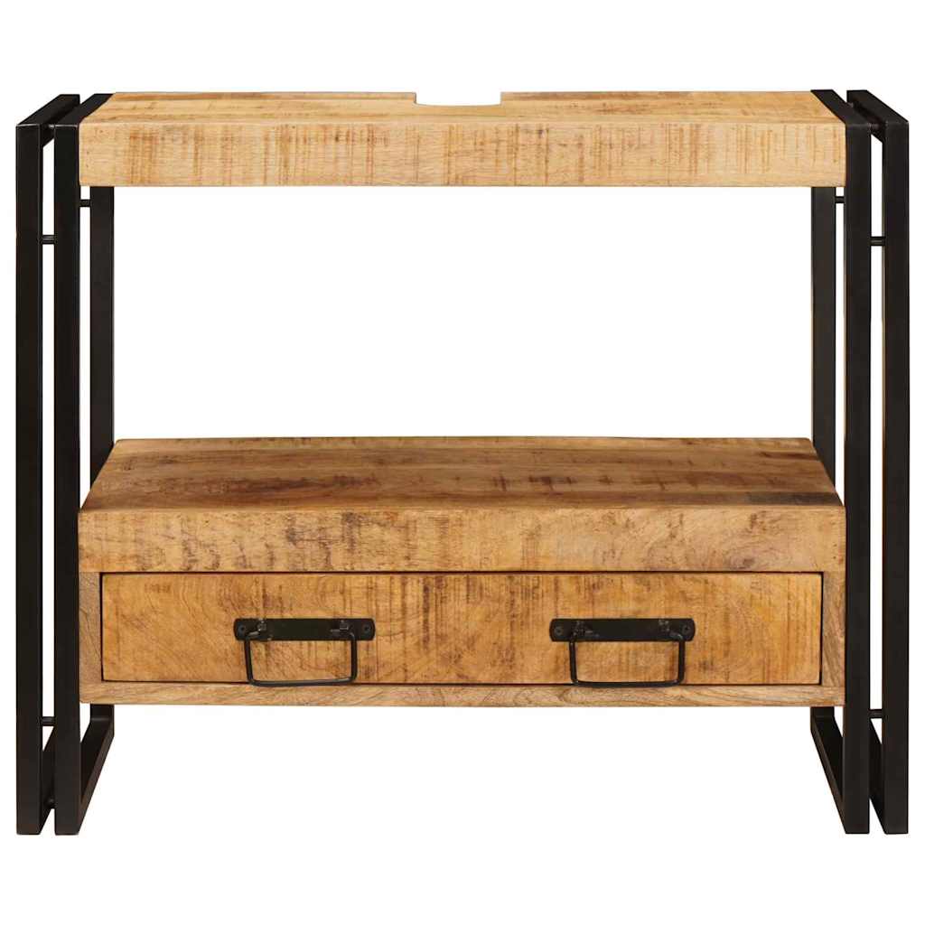 Bathroom Sink Cabinet 71 x 33 x 58 cm Solid Mango wood and Iron