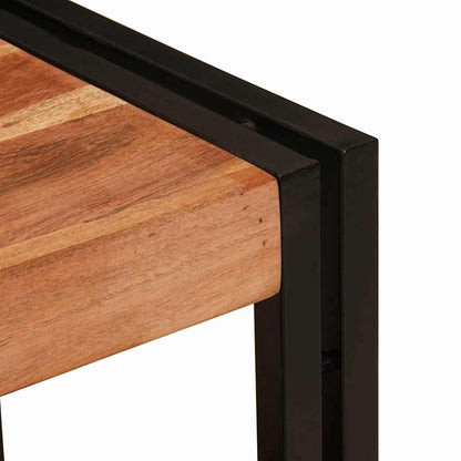 Bathroom Sink Cabinet with Drawer Solid Acacia wood and Iron