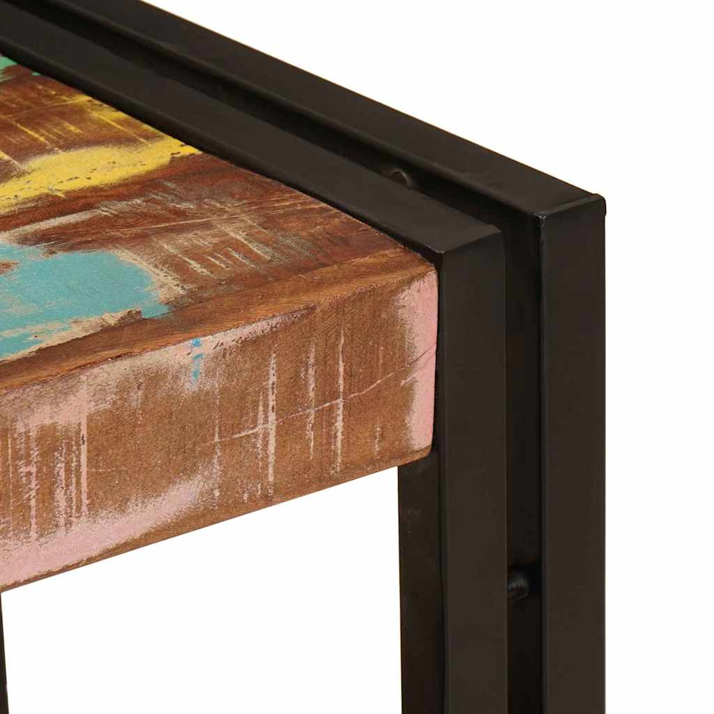 Bathroom Sink Cabinet with Drawer Solid Reclaim wood and Iron