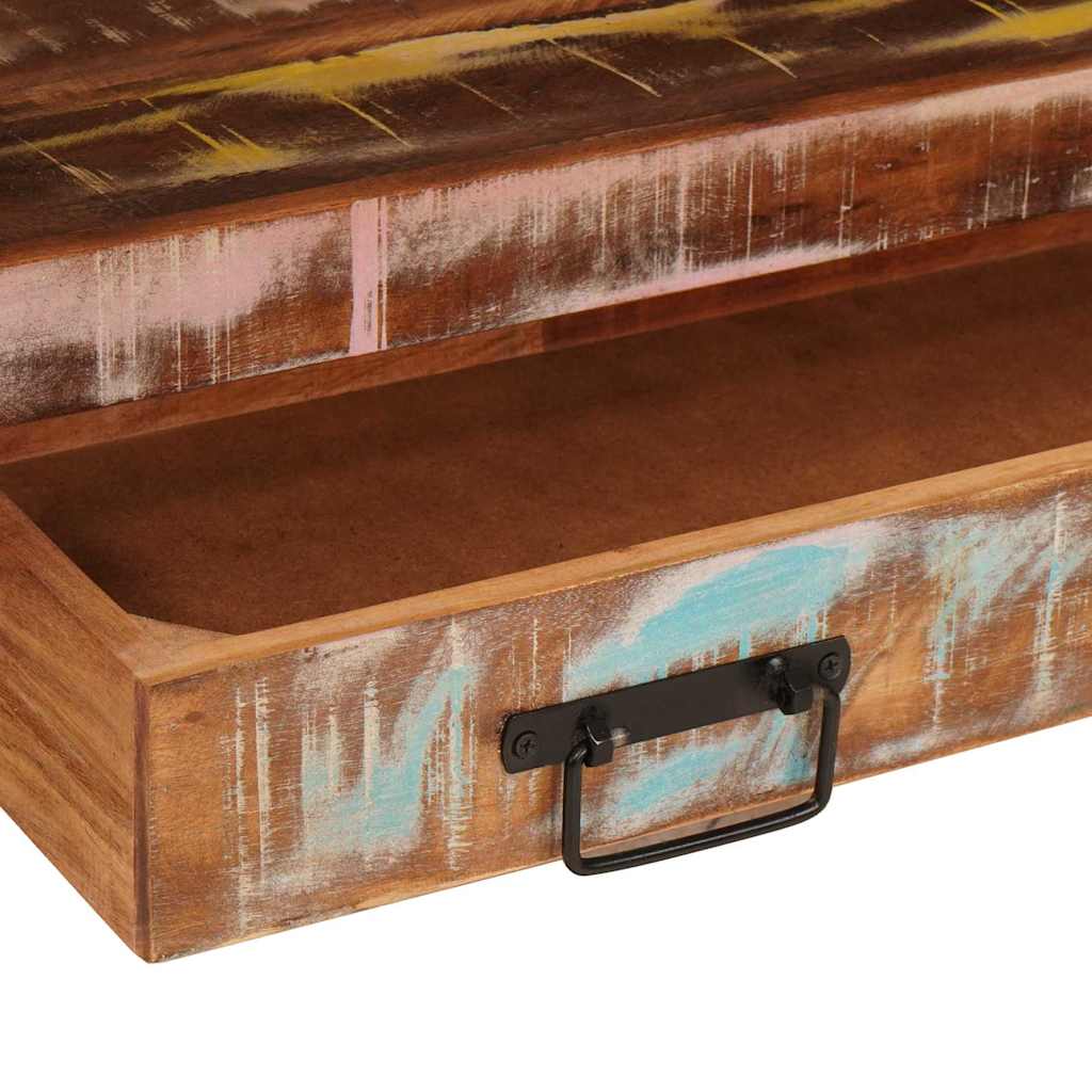 Bathroom Sink Cabinet with Drawer Solid Reclaim wood and Iron