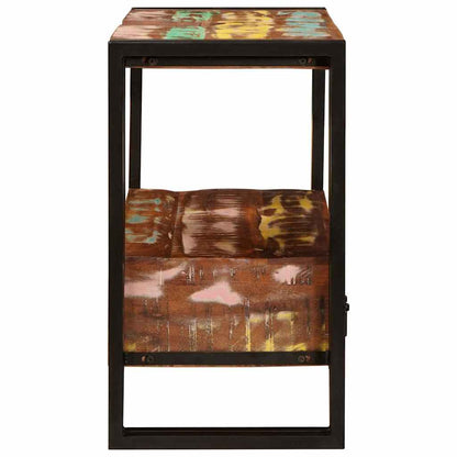 Bathroom Sink Cabinet with Drawer Solid Reclaim wood and Iron