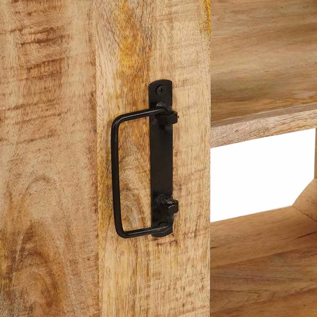 Bathroom Sink Cabinet 71 x 33 x 58 cm Solid Mango wood and Iron