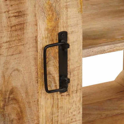 Bathroom Sink Cabinet 71 x 33 x 58 cm Solid Mango wood and Iron